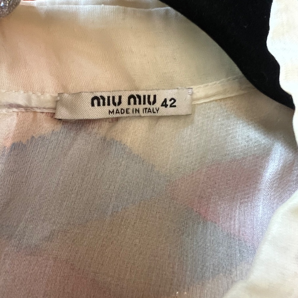 Miu Miu Diamond Jacquard Runway Dress - Picture 4 of 6